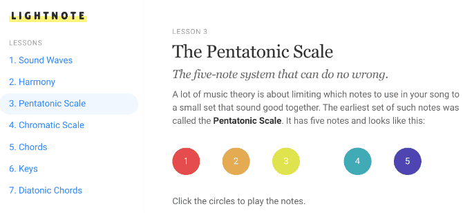 صورة لـ أفضل مواقع الويب لتعلم أساسيات نظرية الموسيقى | learn_music_theory_lightnote-oQWajWfs-DzTechs