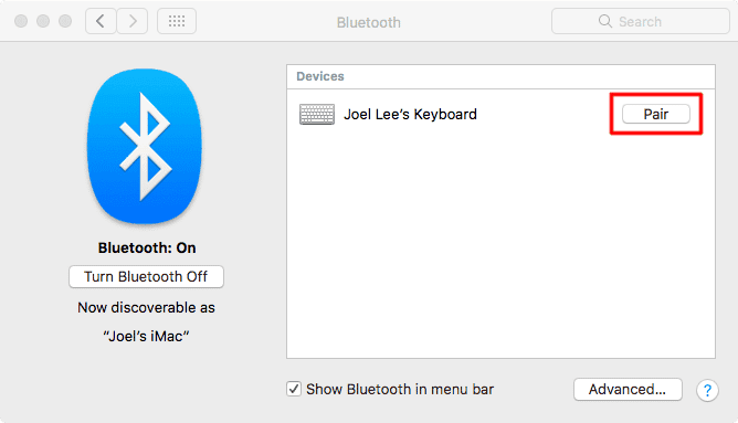 صورة لـ كيفية استخدام لوحة مفاتيح من جهة خارجية وتخصيصها على الـ Mac الخاص بك | mac_keyboard_bluetooth_pair-yenhbWfs-DzTechs