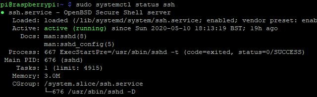 صورة لـ الدليل الكامل لكيفية إعداد SSH على Linux واختبار التكوين الخاص بك | muo_linux_ssh_status-HSTkgWfs-DzTechs