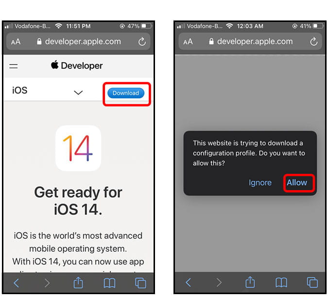 صورة لـ كيفية تثبيت الإصدار التجريبي iOS 14 على iPhone الخاص بك؟ | 2_2-Uh1BPYfs-DzTechs