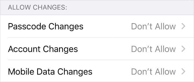 صورة لـ كيفية استخدام المشاركة العائلية لمراقبة iPhone الخاص بطفلك | Allow_Changes_settings_in_Content_Privacy_Restrictions2_670x284-4fdHvWfs-DzTechs