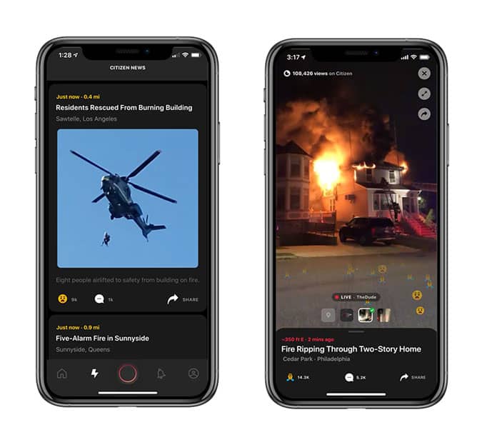 صورة لـ أفضل التطبيقات للمتظاهرين لنظامي iOS و Android | Citizen_App-GQf9oYfs-DzTechs