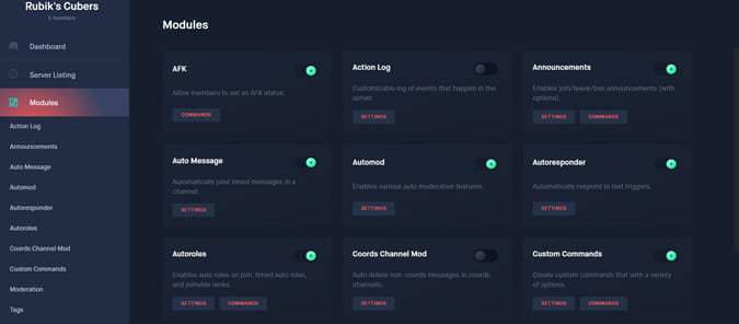 صورة لـ أفضل روبوتات Discord لإنشاء خادم رائع وصيانته | Dino_bot-wbWUlXfs-DzTechs
