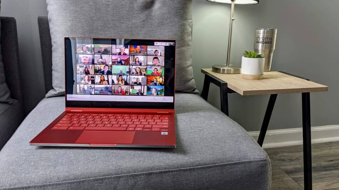 صورة لـ أفضل إضافات Chrome لـ Google Meet لإضافة التخصيص إلى مؤتمر الفيديو | GoogleMeetZoomGridExtensionFeature-2kDWaXfs-DzTechs