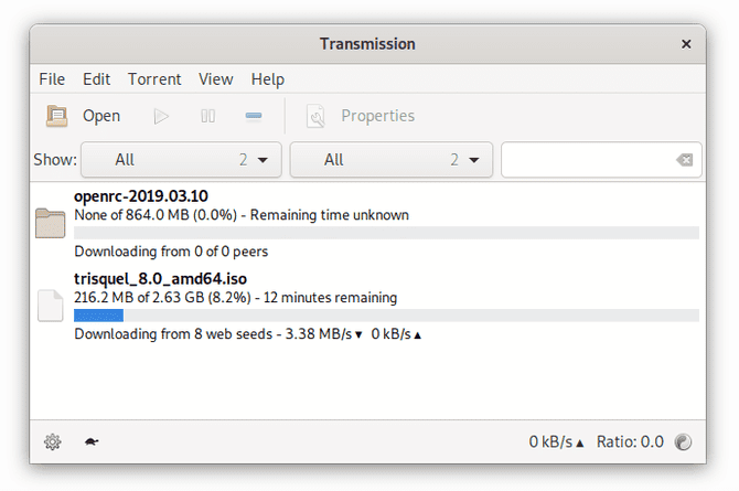 صورة لـ أفضل تطبيقات تنزيل ملفات التورنت لنظام التشغيل Linux | LinuxTorrentClients_Transmission-SIwiHKfs-DzTechs