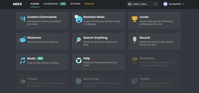 صورة لـ أفضل روبوتات Discord لإنشاء خادم رائع وصيانته | Mee_6_bot-zcWUlXfs-DzTechs
