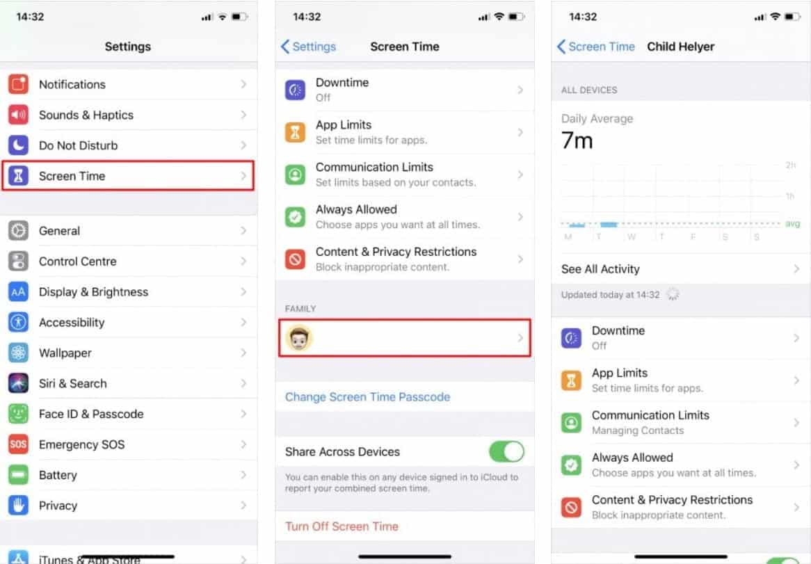 صورة لـ كيفية استخدام المشاركة العائلية لمراقبة iPhone الخاص بطفلك | Monitor_Your_Child25E225802599s_Screen_Time_rqdHvWfs-dAtKvWfs-DzTechs