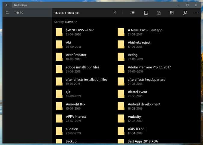 صورة لـ كيفية الحصول على مستكشف ملفات Windows 10x على Windows 10 | Windows_10X_style_File_Explorer-fCzRzXfs-DzTechs