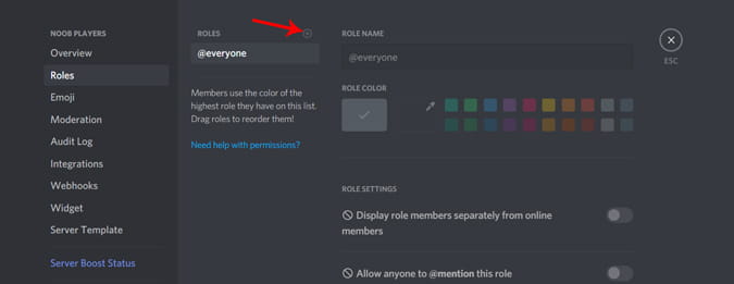 صورة لـ كيفية السماح للمستخدمين بتعيين أدوارهم على خادم Discord | adding_roles_in_discord_server-CnZ7xXfs-DzTechs