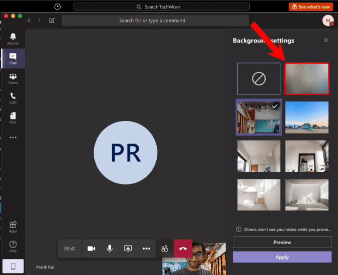 صورة لـ أفضل النصائح والحيل على Microsoft Teams من أجل تواصل أفضل | blur_my_bg_effect-dRoU0Xfs-DzTechs
