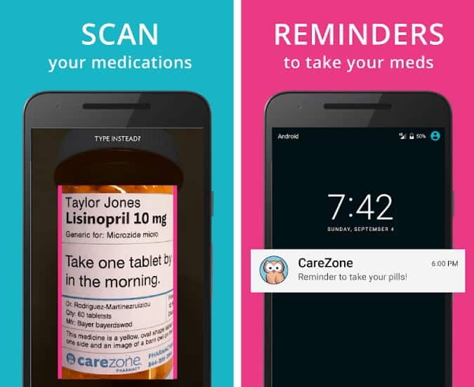 صورة لـ أفضل تطبيقات السجلات الطبية لنظام التشغيل Android و iOS في حالات الطوارئ | carezone-DzTechs