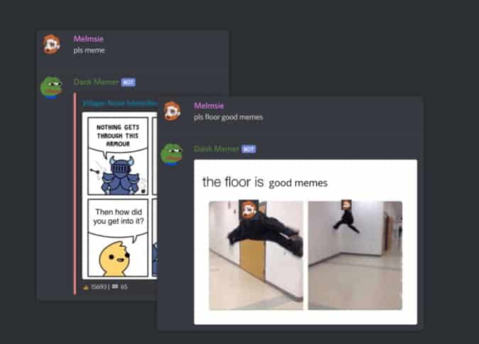صورة لـ أفضل روبوتات Discord لإنشاء خادم رائع وصيانته | dank_memer-niWUlXfs-DzTechs