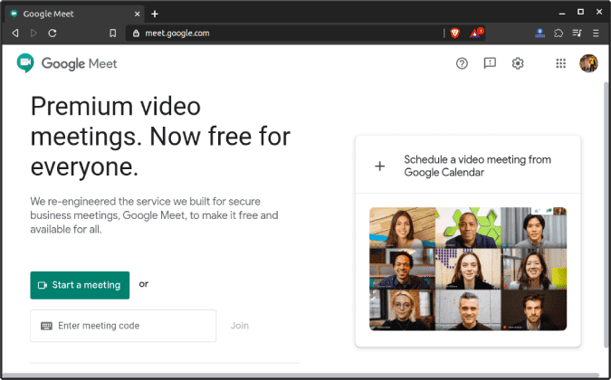 صورة لـ أفضل تطبيقات مؤتمرات الويب والإجتماعات عبر الفيديو البديلة لـ Zoom | google_meet-yhGRlXfs-DzTechs