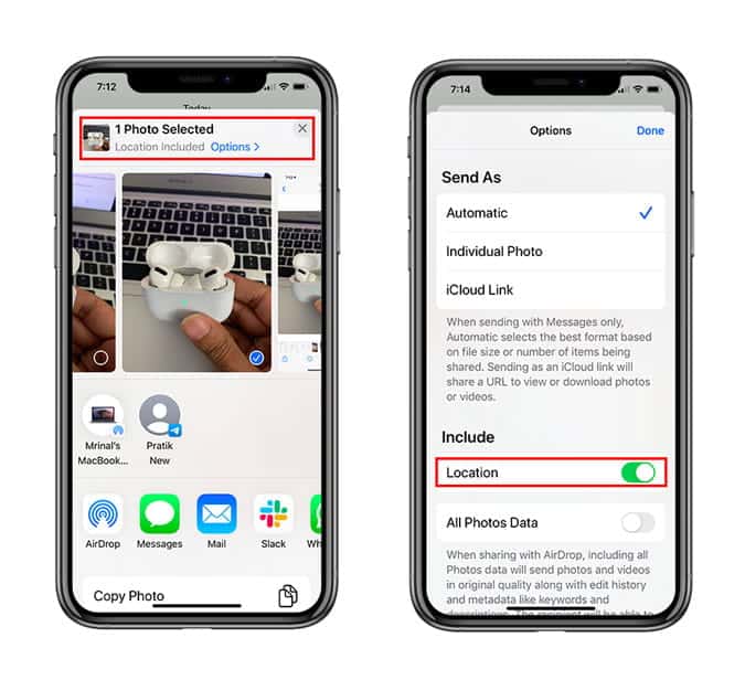 صورة لـ كيفية إزالة العلامات الجغرافية وبيانات EXIF من الصور الخاصة بك | iphone_2-QdlSEYfs-DzTechs