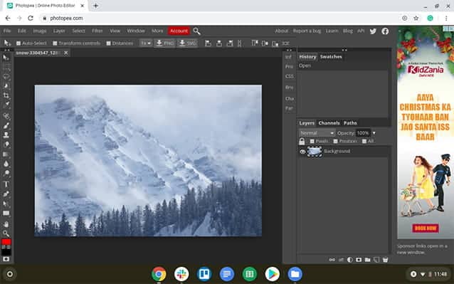 صورة لـ أفضل تطبيقات تعديل الصور لأجهزة Chromebook | photopea_1-ppbipLfs-DzTechs