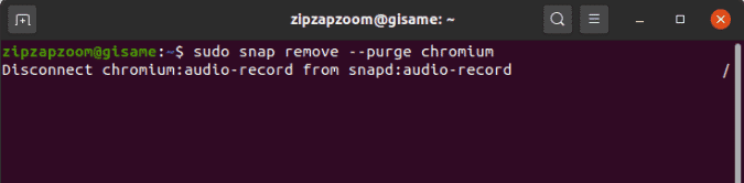صورة لـ كيفية إلغاء تثبيت التطبيقات على Ubuntu | snap_remove_snapshot-JX4GzXfs-DzTechs