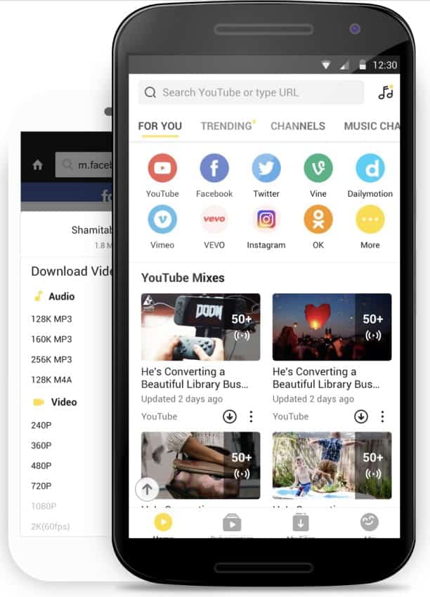صورة لـ مراجعة تطبيق Snaptube: أفضل تطبيق لتنزيل الفيديوهات من الشبكات الإجتماعية على Android | snaptube_for_android-qUfEUWfs-DzTechs