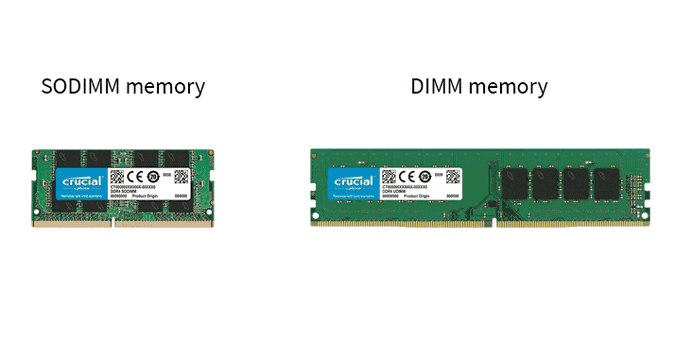 صورة لـ كيفية التحقق من ذاكرة الوصول العشوائي مزدوجة القناة على Windows 10 و iMac | sodimm_vs_dimm-NVZsqLfs-DzTechs