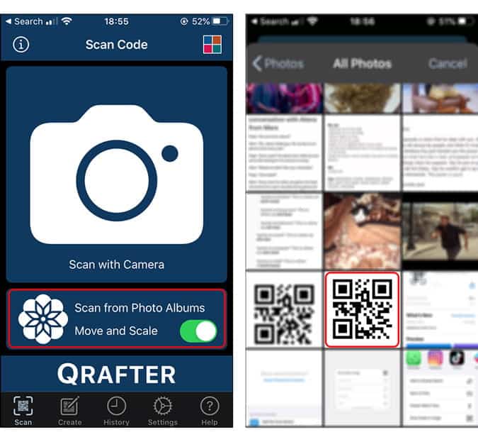 صورة لـ كيفية مسح رمز QR من أي صورة على iPhone | 11-1l4E3Nfs-DzTechs