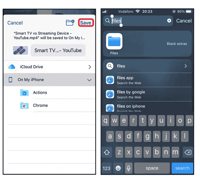صورة لـ كيفية تنزيل مقاطع فيديو YouTube على iPhone بعدة طرق | 1_gif-DzTechs