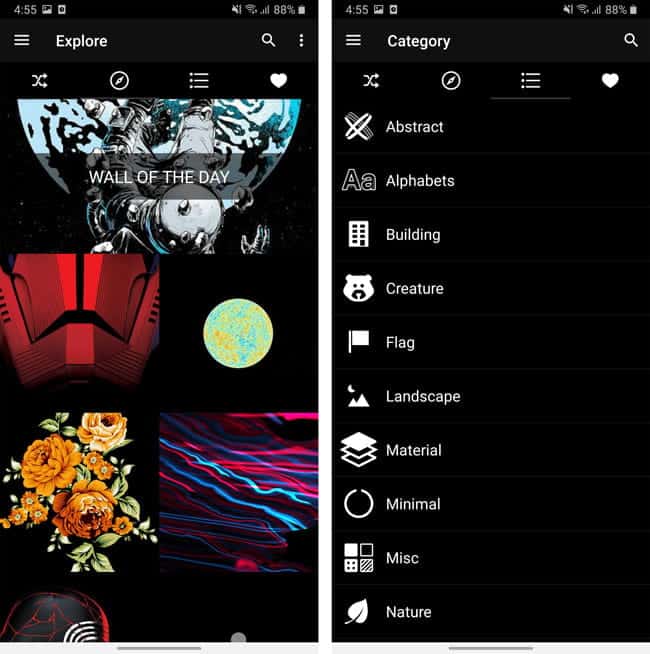 صورة لـ أفضل تطبيقات إنشاء الخلفيات وتنزيلها لنظام Android لعام 2023 | AmoledWallpapers-cEcnsNfs-DzTechs