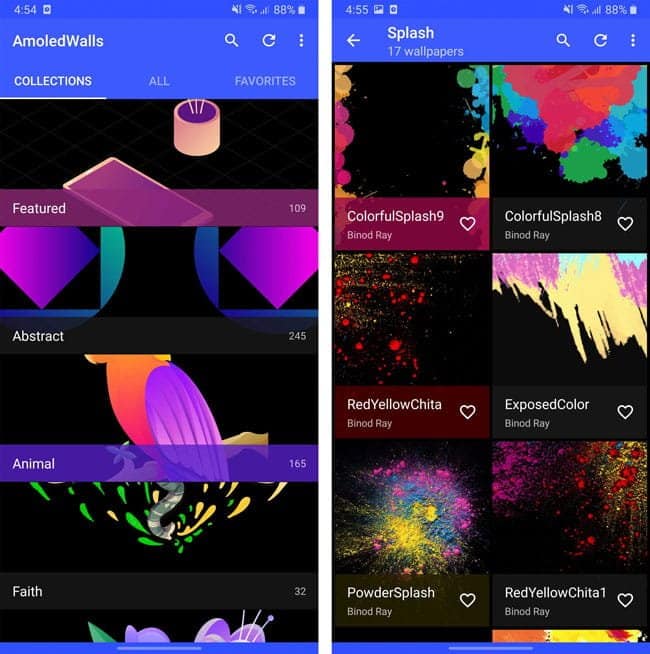 صورة لـ أفضل تطبيقات إنشاء الخلفيات وتنزيلها لنظام Android لعام 2023 | AmoledWalls-MKensNfs-DzTechs