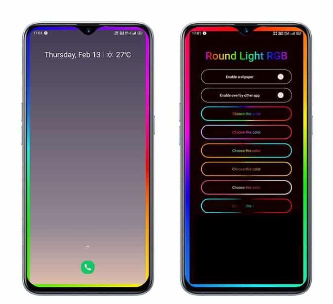 صورة لـ كيفية الحصول على إضاءة حواف الشاشة من Samsung على أي هاتف Android | Edge_Lighting_Colors_Round_Colors_Galaxy-0jfwxMfs-DzTechs