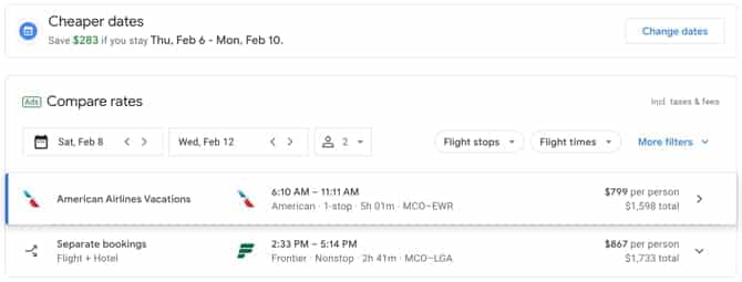 صورة لـ أفضل طرق استخدام Google Flights للتخطيط لرحلتك وتوفير المال | GoogleFlightsPackagesFlights-n72jvLfs-DzTechs