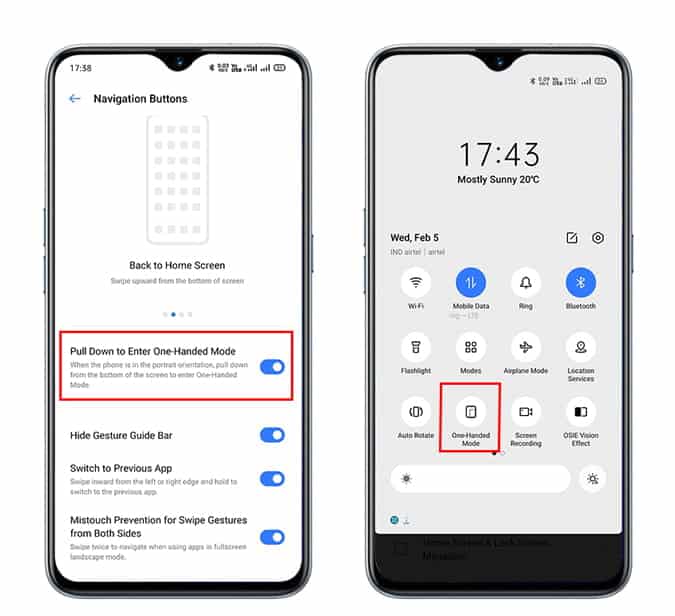 صورة لـ نظرة عامة على أفضل ميزات Realme UI | One_Hand_Mode_Realme_UI-H2QUJLfs-DzTechs