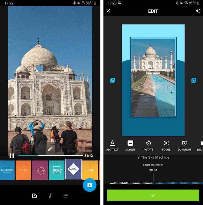 صورة لـ أفضل تطبيقات إنشاء فيديو عرض شرائح بدون علامة مائية | Quik_video_editing_app-shjnfbgs-DzTechs