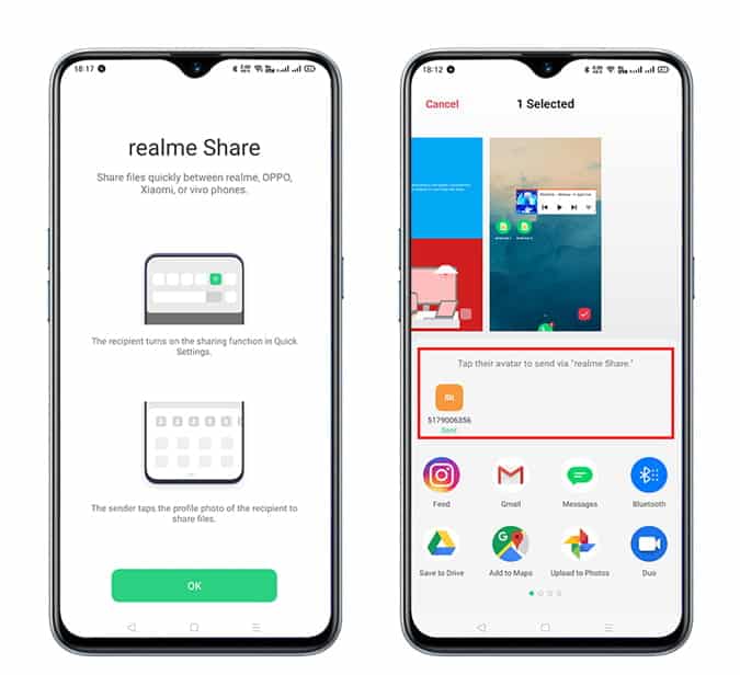 صورة لـ نظرة عامة على أفضل ميزات Realme UI | Realme_Share-2MQUJLfs-DzTechs