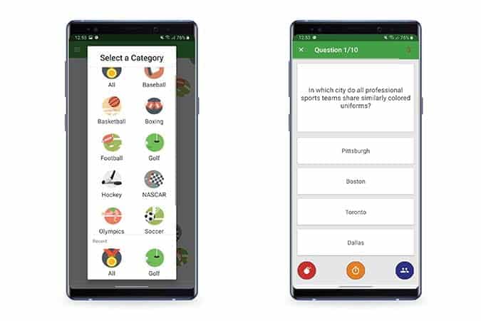 صورة لـ أفضل تطبيقات الأسئلة والمسابقات وألعاب التريفيا لـ Android | Sports_Fan_Quiz-KzrhwMfs-DzTechs