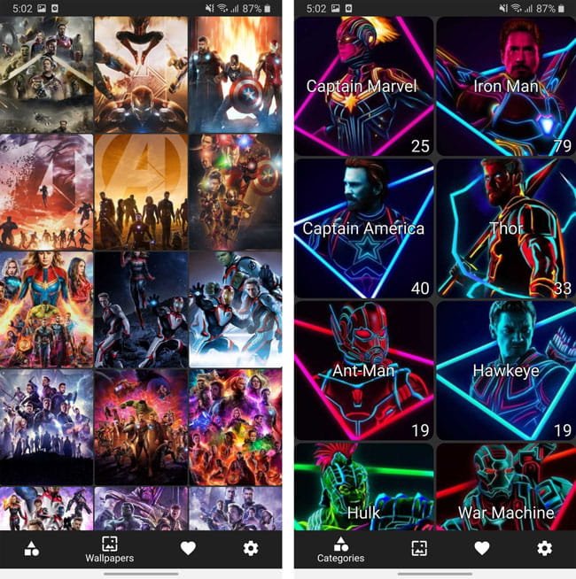 صورة لـ أفضل تطبيقات إنشاء الخلفيات وتنزيلها لنظام Android لعام 2023 | Superheroes-rEsnsNfs-DzTechs