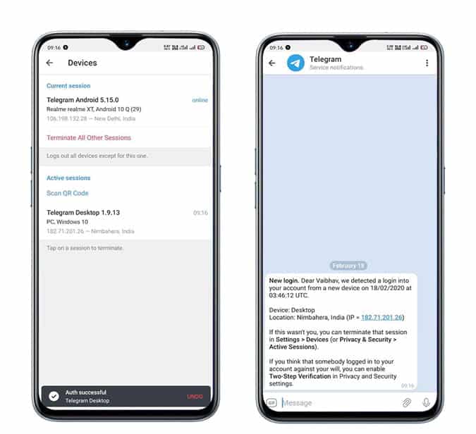صورة لـ مقارنة بين WhatsApp و Telegram: أي تطبيق يجب أن تختار؟ | Telegram_Logged_in-Q5Eu0Nfs-DzTechs