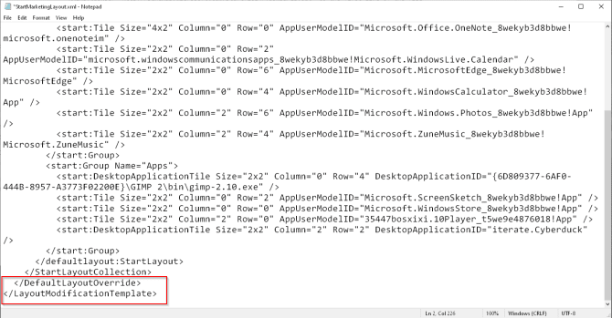 صورة لـ كيفية استخدام سياسة المجموعة لتخصيص قائمة ابدأ على Windows | add_your_taskbar_configuration_after_defaultlayoutoveride_tag_8-zCtQ4Nfs-DzTechs