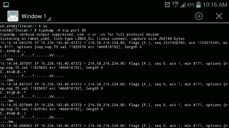 صورة لـ أفضل التطبيقات البديلة لـ Wireshark على نظام Android | android-tcpdump-DzTechs