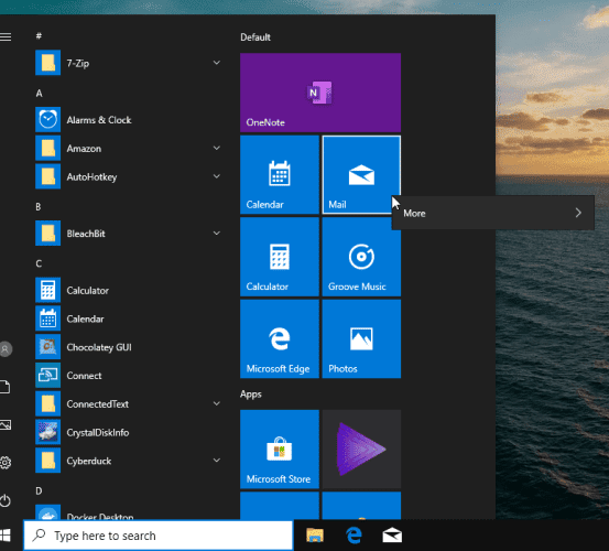 صورة لـ كيفية استخدام سياسة المجموعة لتخصيص قائمة ابدأ على Windows | customized_start_layout2-N4tQ4Nfs-DzTechs
