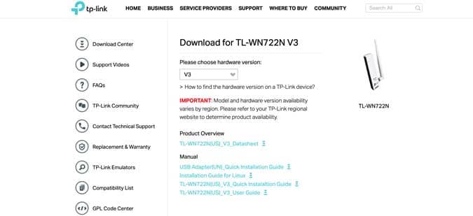 صورة لـ كيفية إنشاء نقطة اتصال فعالة من اتصال WiFi لمشاركة الإنترنت على Mac | driver_page-Zb7G7Mfs-DzTechs