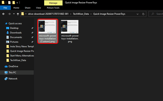 صورة لـ كيفية تغيير حجم الصور بسرعة على Windows 10 | duplicate_resized_file-xQKsybgs-DzTechs