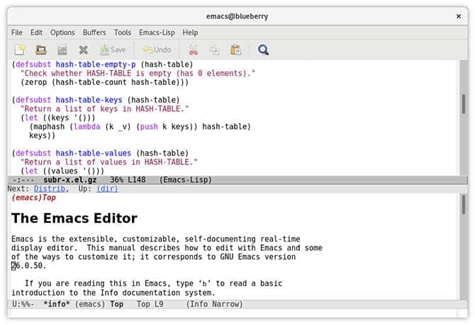 صورة لـ أفضل تطبيقات تحرير نصوص HTML لنظام التشغيل Mac | emacs-Ukwo5Nfs-DzTechs