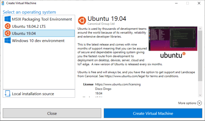 صورة لـ مقارنة بين Windows 10 Home و Windows 10 Pro: هل تحتاج إلى الترقية؟ | hyper_v_quick_create_virtual_machine_670x397-fkTb5Nfs-DzTechs