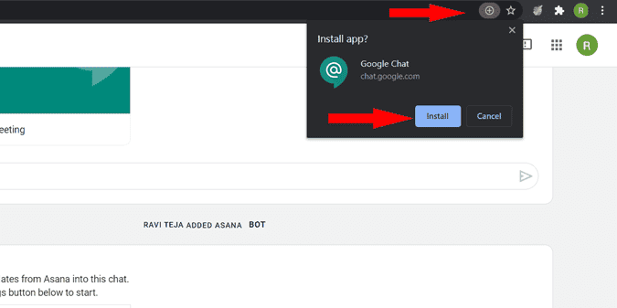 صورة لـ نصائح وحيل Google Chat التي تحتاج إلى استخدامها في سير عملك | install_chat-LPyRlbgs-DzTechs
