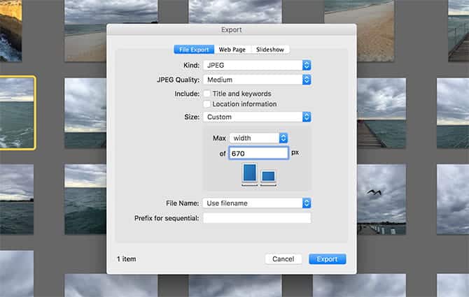 صورة لـ كيفية تغيير حجم الصور على macOS باستخدام تطبيق “الصور” أو “المُعاينة” | iphoto_resize-cBpdtMfs-DzTechs