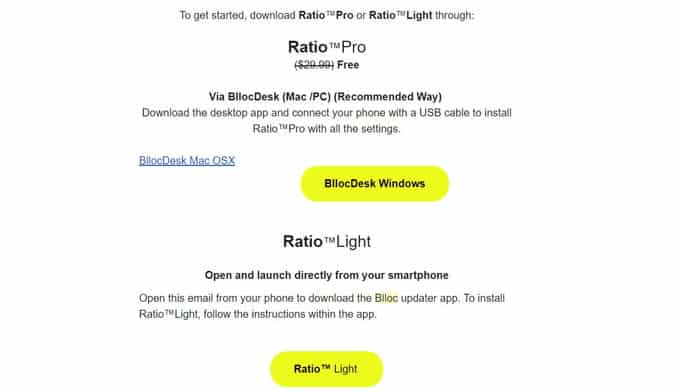 صورة لـ كيفية تثبيت Blloc Ratio Launcher على هاتف Android الخاص بك | mail_for_ratio-D9OnxYfs-DzTechs