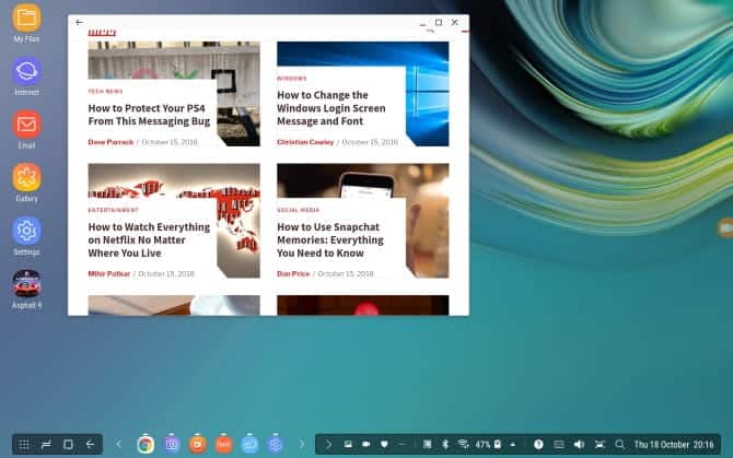 صورة لـ كيفية تشغيل نظام Linux على أجهزة Android بسهولة | muo_android_dex_desktop-Qu3zBNfs-DzTechs