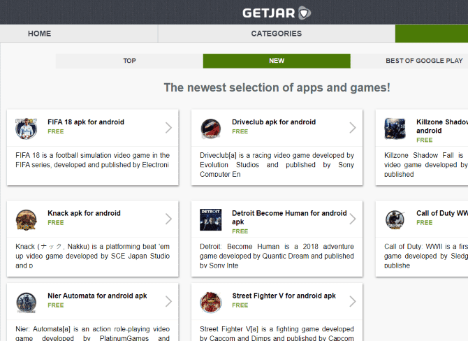 صورة لـ عليك تجنب GetJar ! الآلاف من تطبيقات الهاتف المجانية مع خطر البرامج الضارة | muo_android_getjar_desktop-wvMIRMfs-DzTechs