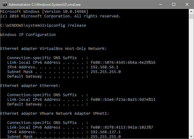 صورة لـ كيفية إصلاح خطأ “شبكة Wi-Fi لا تحتوي على تكوين IP صالح” على Windows 10 | release_renew_flushdns-V7qxzLfs-DzTechs