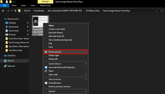 صورة لـ كيفية تغيير حجم الصور بسرعة على Windows 10 | resize_pictures-mgstybgs-DzTechs