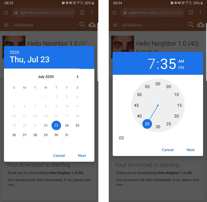 صورة لـ كيفية جدولة التنزيلات على Chrome لنظام Android | schedule_downloads-6o6Hrbgs-DzTechs