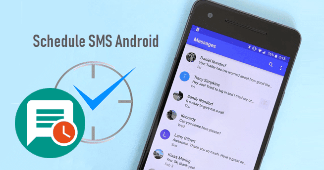 صورة لـ كيفية جدولة الرسائل على تطبيق Google Messages | sms_scheduler_for_android-IXIN0Yfs-DzTechs